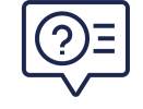 Icon with question mark for questions and answers about 3A-Coaching